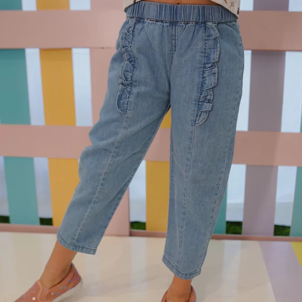 Shop Ruffle Pants Denim with great discounts and prices online - Dec 2023 |  Lazada Philippines